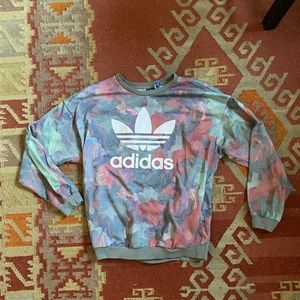 Adidas patterned sweatshirt